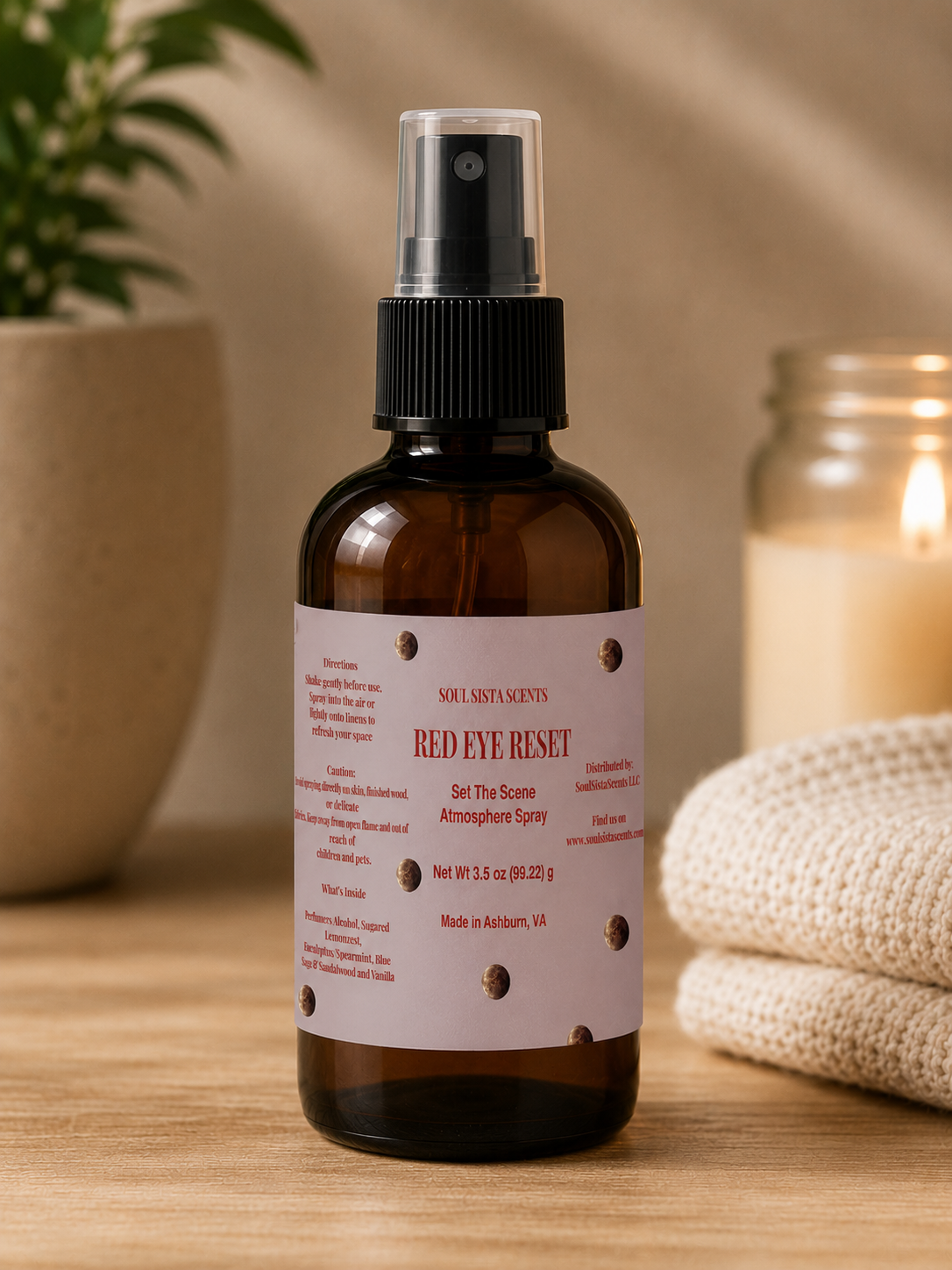 Relaxing Room & Linen Spray – Red Eye Reset™ Phase 2: Restore