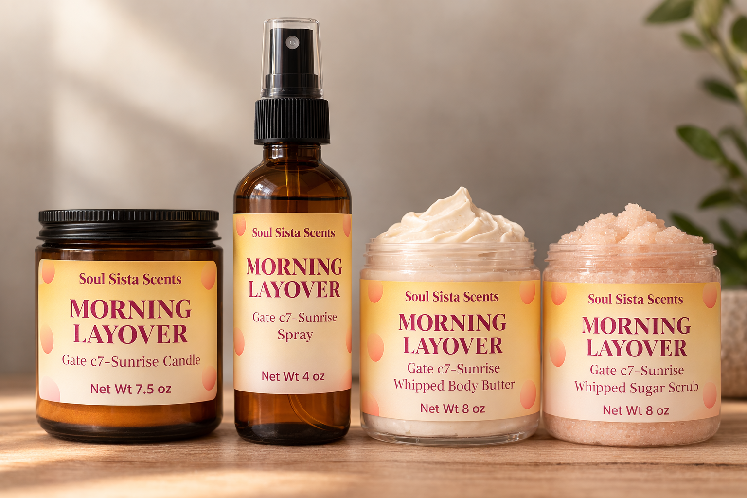 Gate C7, Sunrise — Morning Layover™ Ritual Set