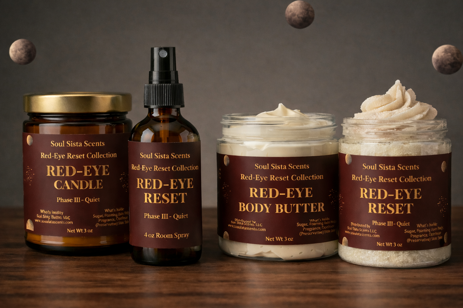 Red-Eye Reset – Set the Scene Atmosphere Mist Phase 3: Quiet (4-piece set)