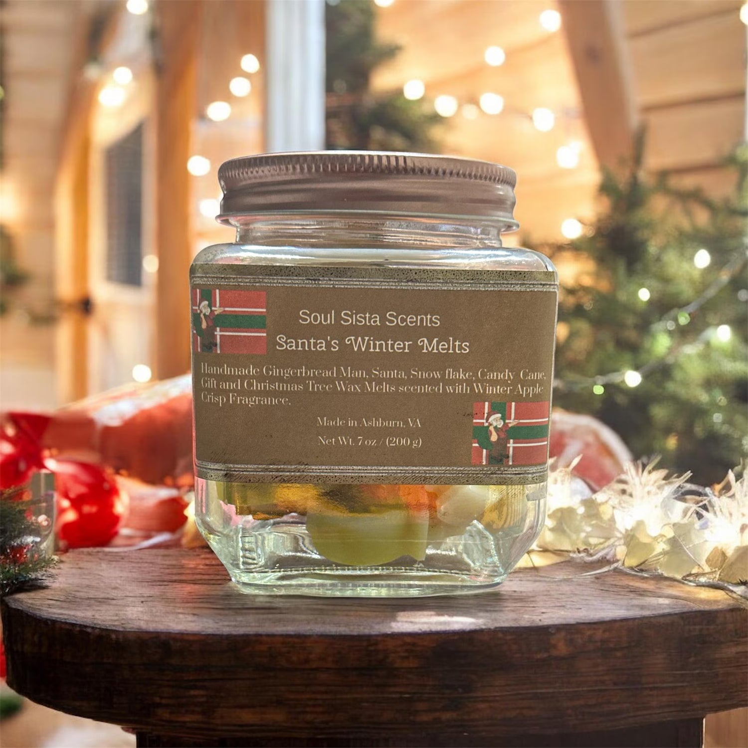 Christmas Wax Melts Jar