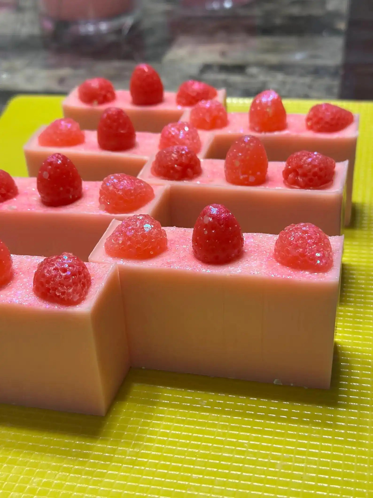 Berry Cream Dessert Candle Set 