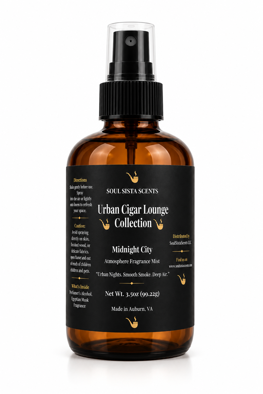 Warm Egyptian Musk Room Spray – Creates a Smooth, Sophisticated Mood | Midnight City™